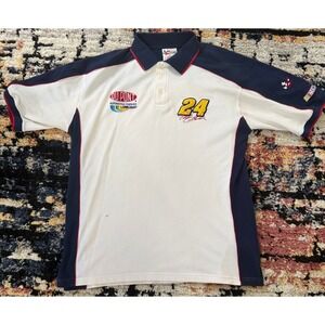 Chase Authentics Jeff Gordon 24 NASCAR Polo Shirt Mens XL DuPont Racing‎